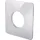 LE SANITAIRE Abdeckrosette 140x140 mm Verchromt