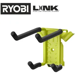 RYOBI LINK Aufhängehaken, Aufhängung Werkzeuge, Pulverbeschichtetes Metall, 2-fach