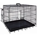 nobby® Transportkäfig 124 x 75 x 82 cm Schwarz