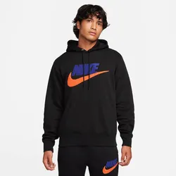 Nike CLUB BB PO CHNL FTRA Herren Kapuzenpullover schwarz/orange/blau - XXL