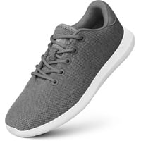 GIESSWEIN Merino Wool Knit Women - Atmungsaktive Sneaker aus Merino Wool 3D Stretch, Leichte Damen Freizeit Schuhe mit Wechsel-Fußbett - 36 EU