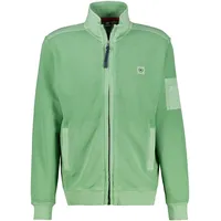 Lerros Sweatjacke »LERROS Sweatjacke in Zig-Zag-Struktur«, grün
