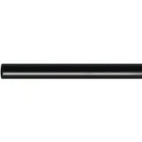MYDECO Gardinenstange für Ringe Schwarz Ø 2 cm x 240 cm
