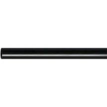 MYDECO Gardinenstange für Ringe Schwarz Ø 2 cm x 240 cm