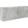 vidaXL Bad-Wandschrank 100 x 25 x 40 cm Grau