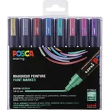 p.o.s.c.a. Marker UNI POSCA PC-5M 8er Set Metallic