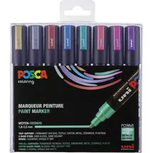 p.o.s.c.a. Marker UNI POSCA PC-5M 8er Set Metallic