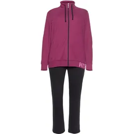 H.I.S. H.I.S Jogginganzug Set, 2 Stk. Große Größen Gr. 56, beere, , 500443-56