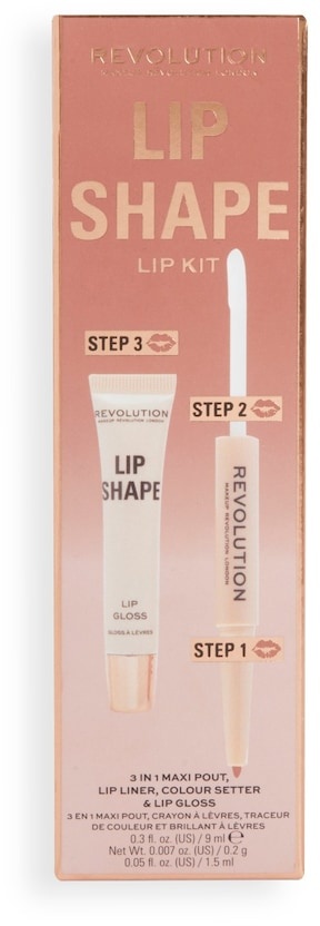 Preisvergleich Produktbild REVOLUTION Lip Shape Sets   Warm Nude