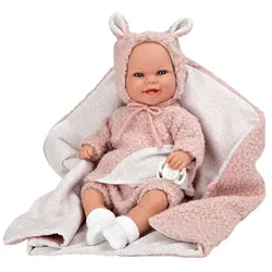 Baby-Puppe Arias Elegance – Liebevoll gestaltet mit kuscheliger Decke!