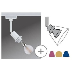 URail Schienenspot DecoSystems Einzelspot E14 max. 20W dimmbar 230V Weiß