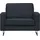 Home Affaire Loveseat Pinto Kunstleder 105 x 85 x 97 cm Blau mit Keder