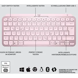 Logitech MX Keys Mini DE rosa