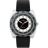 Timex World Time Reissue Schwarz Kautschuk 40 mm TW2V69500
