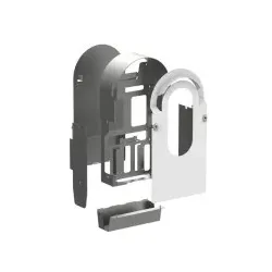 Schneider Electric EVA1RWKS1 Metallic-Kit für EVlink Pro AC Wandmontage, 1 Ladepunkt, IK10, C4M