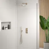 rivea Dia Unterputz-Duschsystem mit Thermostat, BR2050BR+BR2075XX+BR2063BR+BR2062BR+BR2052BR,