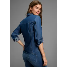 Arizona Jeansbluse in dk blue used), | Gr.: 48