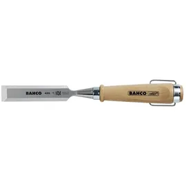 BAHCO Stechbeitel Holzgriff, vernickelter Stahlring, 14 x 140 mm (425-14)