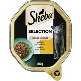 Sheba Selection in Sauce mit Kalb und Truthahn 44 x 85 g