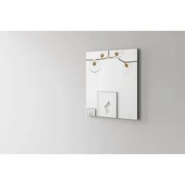 freiraum Spiegel >JAKOB< in Anthrazit 60 x 70 x 2 cm (BxHxT) - Grau