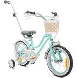 Kinderfahrrad 14 Zoll Mädchenfahrrad Kinderrad Fahrrad 3-5 Jahre Heart Bike