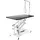 fudajo Schertisch Trimmtisch 108x60x55,5-92,5 cm Schwarz