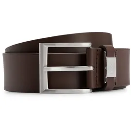 Boss Herrengürtel Leder Dunkelbraun 105