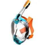 Seacsub Libera +10 Junior-schnorchelmaske - Aquamarine / Orange - XS-S
