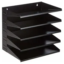 Durable Sortierstation schwarz mit 5