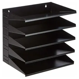 Durable Sortierstation schwarz mit 5