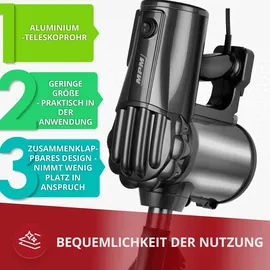 MPM MOD-74 Stielstaubsauger schwarz