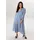 aniston plus Maxikleid Blau/Schwarz/Weiß 46