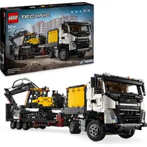 LEGO Technic Volvo FMX LKW mit EC230 Electric Raupenbagger