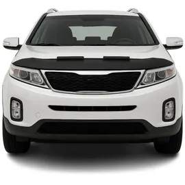 Omac Frontstoßstange Haubenbra Bonnet Bra für Kia Sorento 2010-2013 Schwarz Halb, 1-St., Haltbar schwarz