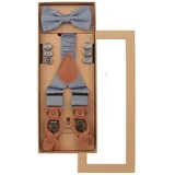Prince Bowtie Hosenträger blau