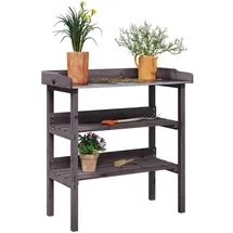 vidaXL Pflanztisch grau 78 cm