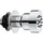 Evenes Seitenbrause OVAL GOM, 1 Strahlart, DN15 (1/2'') IG, Messing verchromt Evenes
