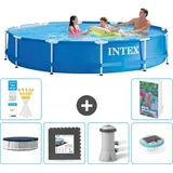 Frame Pool Rund - 366x76 Cm - 7-teilig  S86