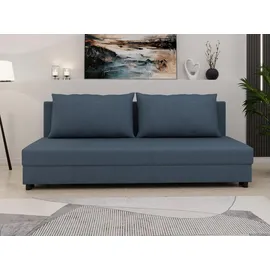 Homesy Schlafcouch 2-Sitzer Blau