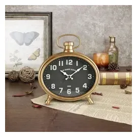 Wellhome Well Home Armbanduhr, oval, goldenes Gehäuse, 21 x 4,8 x 23,5 cm