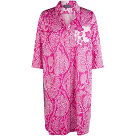 White Label Blusenkleid Paisley Pink/Weiß 36