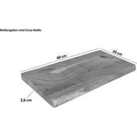 Sam Wandregal 40 x 20 cm Eichefarben