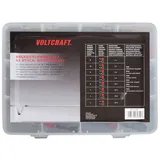 VOLTCRAFT 1417395 Krokodilklemmen-Set Schwarz, Rot Länge: 230 mm 42 St.