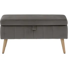 OTTO home Truhenbank AMIRA grau 81 x 36 x 43 cm
