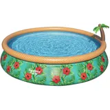 BESTWAY Fast Set Paradise Palms Set 457 x 84 cm inkl. Filterpumpe