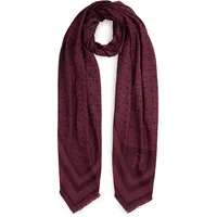 Tommy Hilfiger Schal mit Logo-Muster, Bordeaux, 1