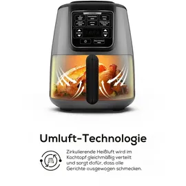 KARACA Air Pro Cook XL 2 in 1 grau/schwarz