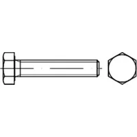 Industrial Quality Supplies ISO 8676 Sechskantschraube Gewinde bis Kopf,