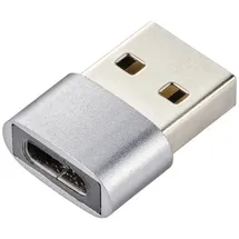 Renkforce USB 2.0 Adapter [1x USB 2.0 Stecker A - 1x USB-C® Buchse] Aluminium-Stecker
