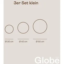 s.luce Globe pro Garten Außenkugel Kunststoff Ø 60 cm 1 Stück weiß